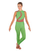 Solid Lycra Embrace Sleeveless Unitard