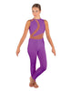Solid Lycra Embrace Sleeveless Unitard