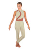 Solid Lycra Embrace Sleeveless Unitard
