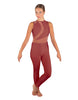 Solid Lycra Embrace Sleeveless Unitard