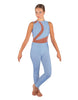 Solid Lycra Embrace Sleeveless Unitard
