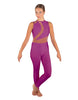 Solid Lycra Embrace Sleeveless Unitard