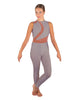 Solid Lycra Embrace Sleeveless Unitard