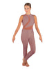Solid Lycra Embrace Sleeveless Unitard