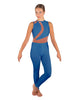 Solid Lycra Embrace Sleeveless Unitard