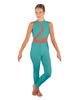 Solid Lycra Embrace Sleeveless Unitard