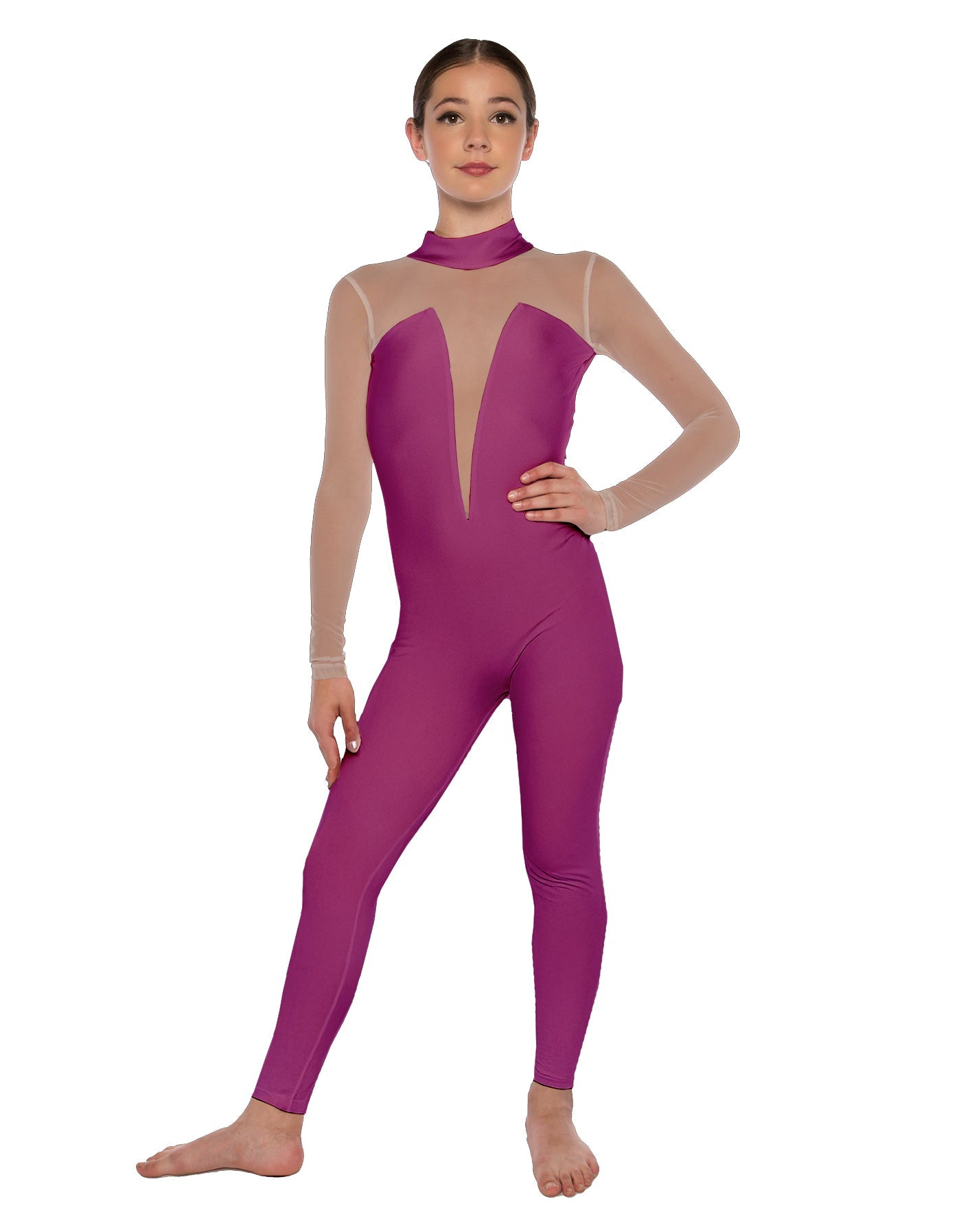 Solid Lycra Elude Unitard