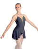 Solid Lycra Regal Leotard with Peplum