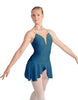 Solid Lycra Regal Leotard with Peplum