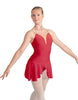Solid Lycra Regal Leotard with Peplum
