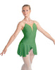 Solid Lycra Regal Leotard with Peplum