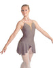 Solid Lycra Regal Leotard with Peplum