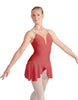 Solid Lycra Regal Leotard with Peplum