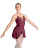 Solid Lycra Regal Leotard with Peplum