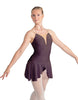 Solid Lycra Regal Leotard with Peplum