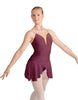 Solid Lycra Regal Leotard with Peplum
