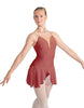 Solid Lycra Regal Leotard with Peplum