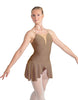 Solid Lycra Regal Leotard with Peplum