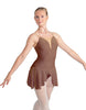Solid Lycra Regal Leotard with Peplum