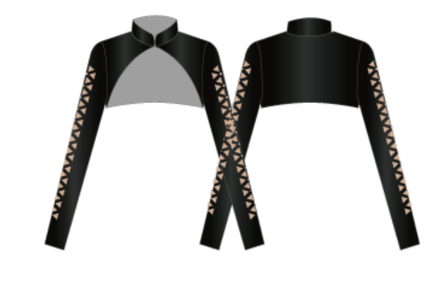 Custom Laser Cut Illuminate Shrug