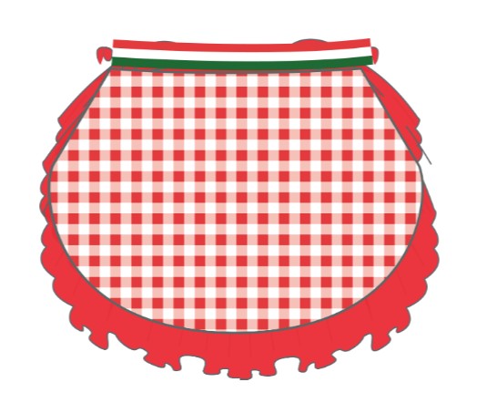 Custom Thats Amore Pettibustle with Top Skirt