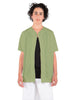 Solid Baseball Jersey With Snaps