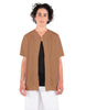 Solid Baseball Jersey With Snaps