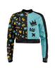 2 Tone Cropped Jockey Jacket
