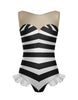 Beach Baby Mesh Sweetheart with Leg Ruffle