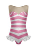 Beach Baby Mesh Sweetheart with Leg Ruffle