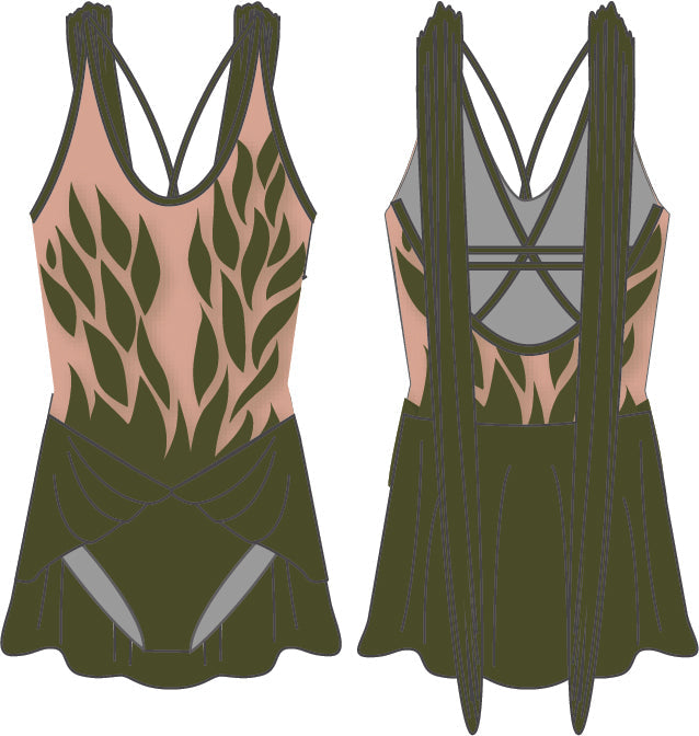 Custom Flourish My Heart will Go On With Mini Skirt