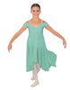 Solid Sequin Lace and Chiffon Propriety Dress