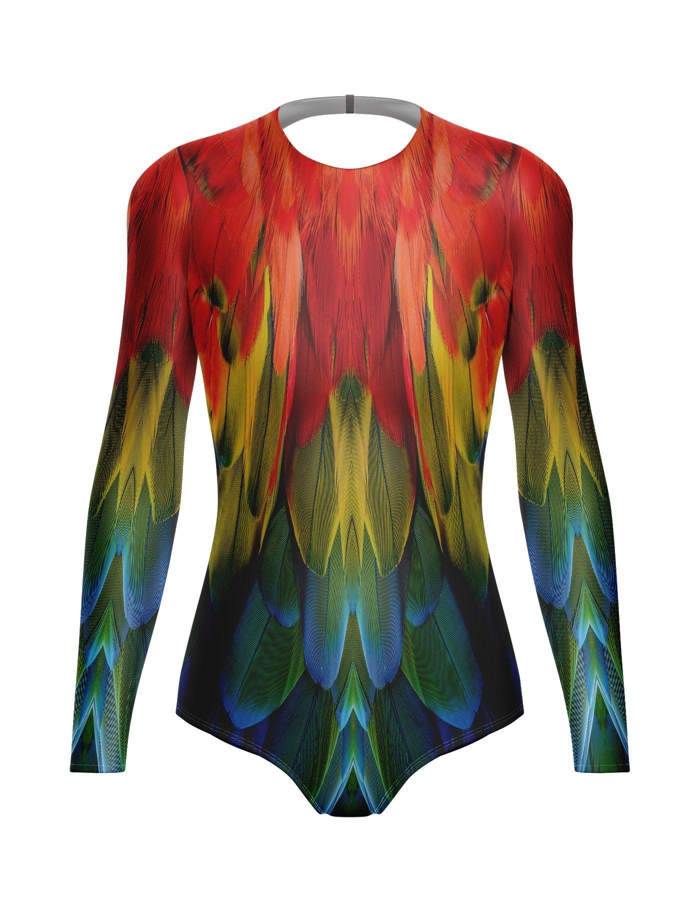 Flock LS Open Back Leotard