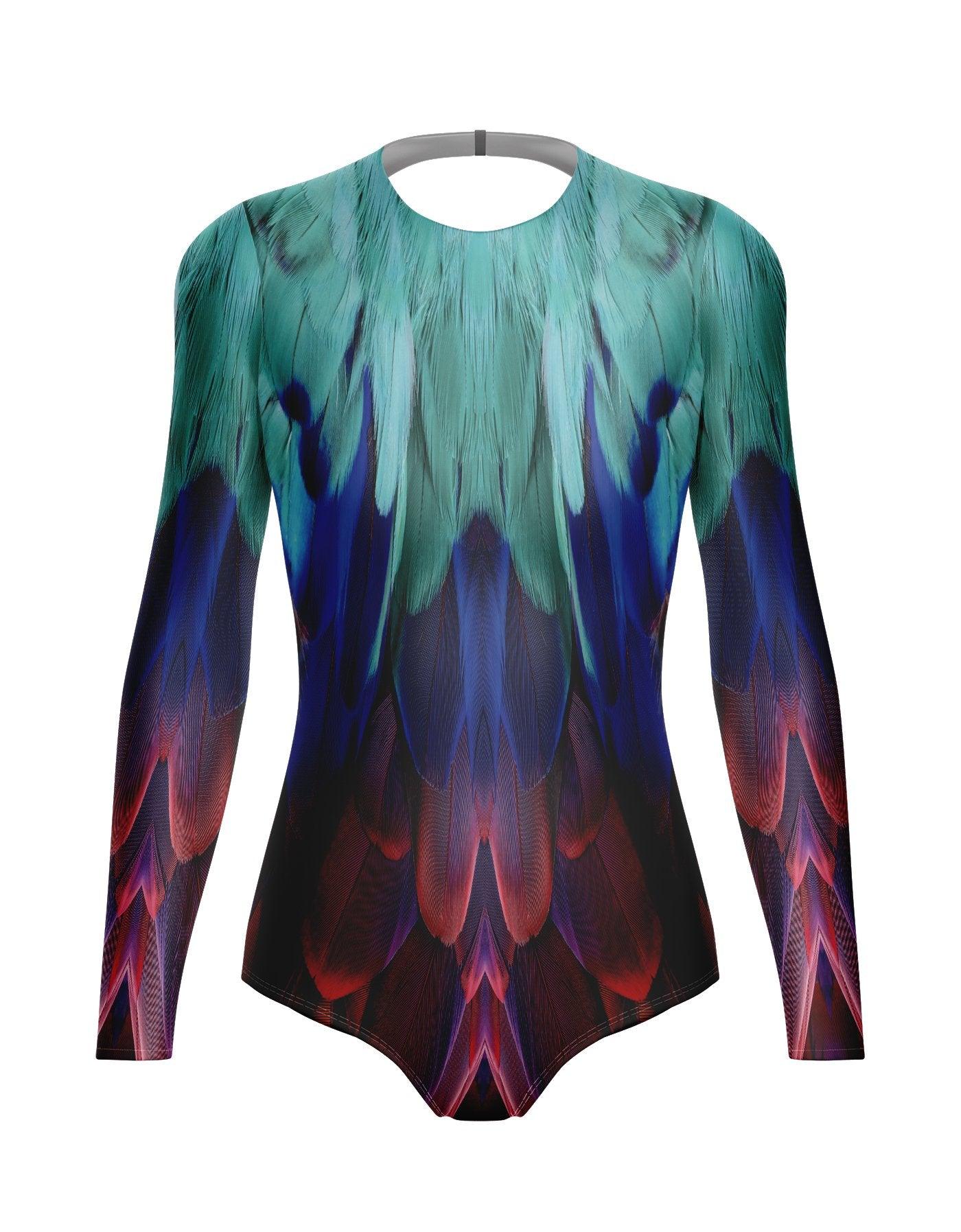 Flock LS Open Back Leotard