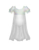 Wendy Puff Sleeve Dress with Chiffon