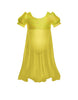 Wendy Puff Sleeve Dress with Chiffon
