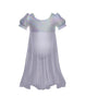 Wendy Puff Sleeve Dress with Chiffon