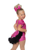 Solid Hologram Pettibustle with Top Skirt