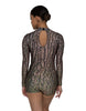 Tree of Life LS Tneck Keyhole Biketard - Hamilton Theatrical