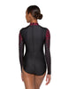 Laced Up LS Tneck Zipper Back Leotard - Hamilton Theatrical