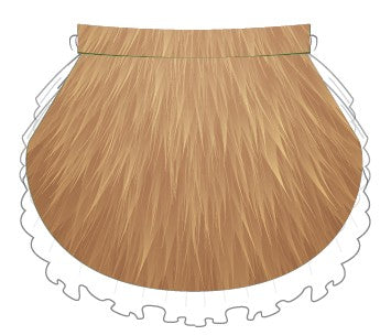 Cowardly Lion Pettibustle with Top Skirt