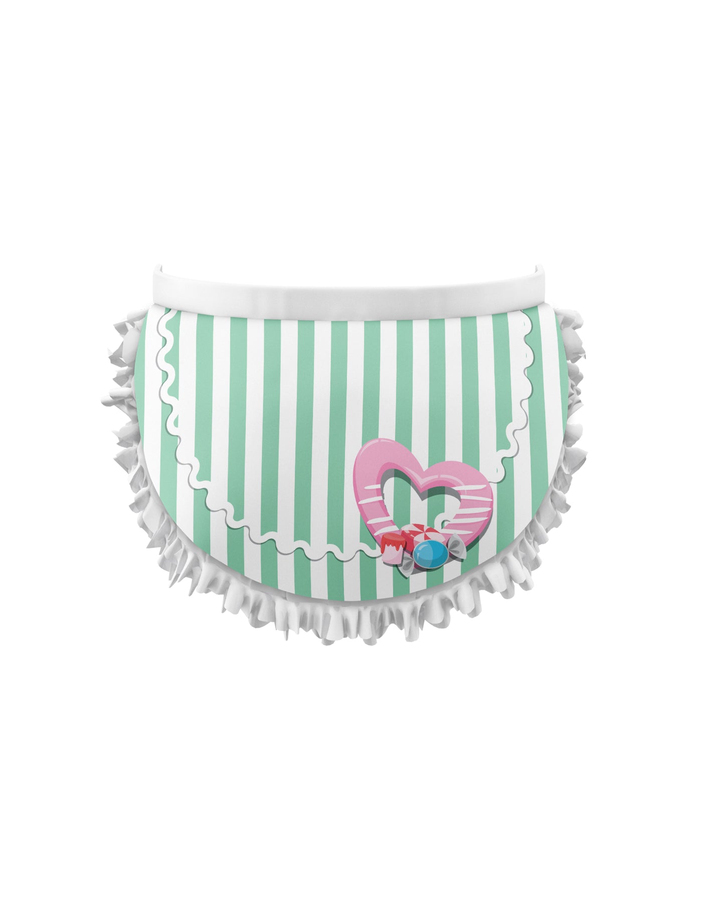 Candy Stripes Pettibustle with Top Skirt