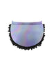 Solid Hologram Pettibustle with Top Skirt