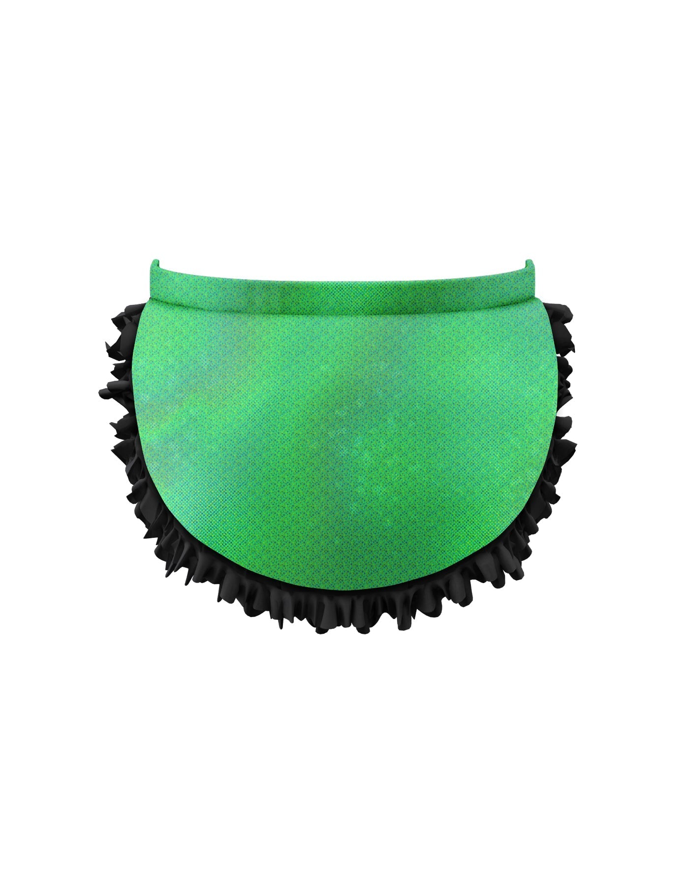Solid Hologram Pettibustle with Top Skirt