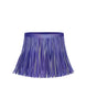 Solid Hologram Fringe Skirt