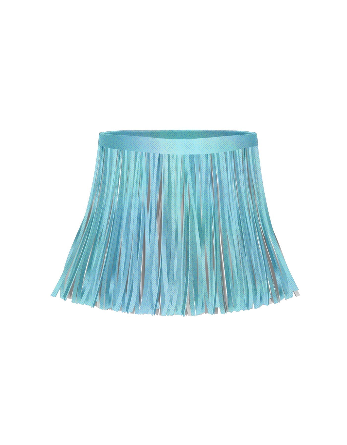 Solid Hologram Fringe Skirt