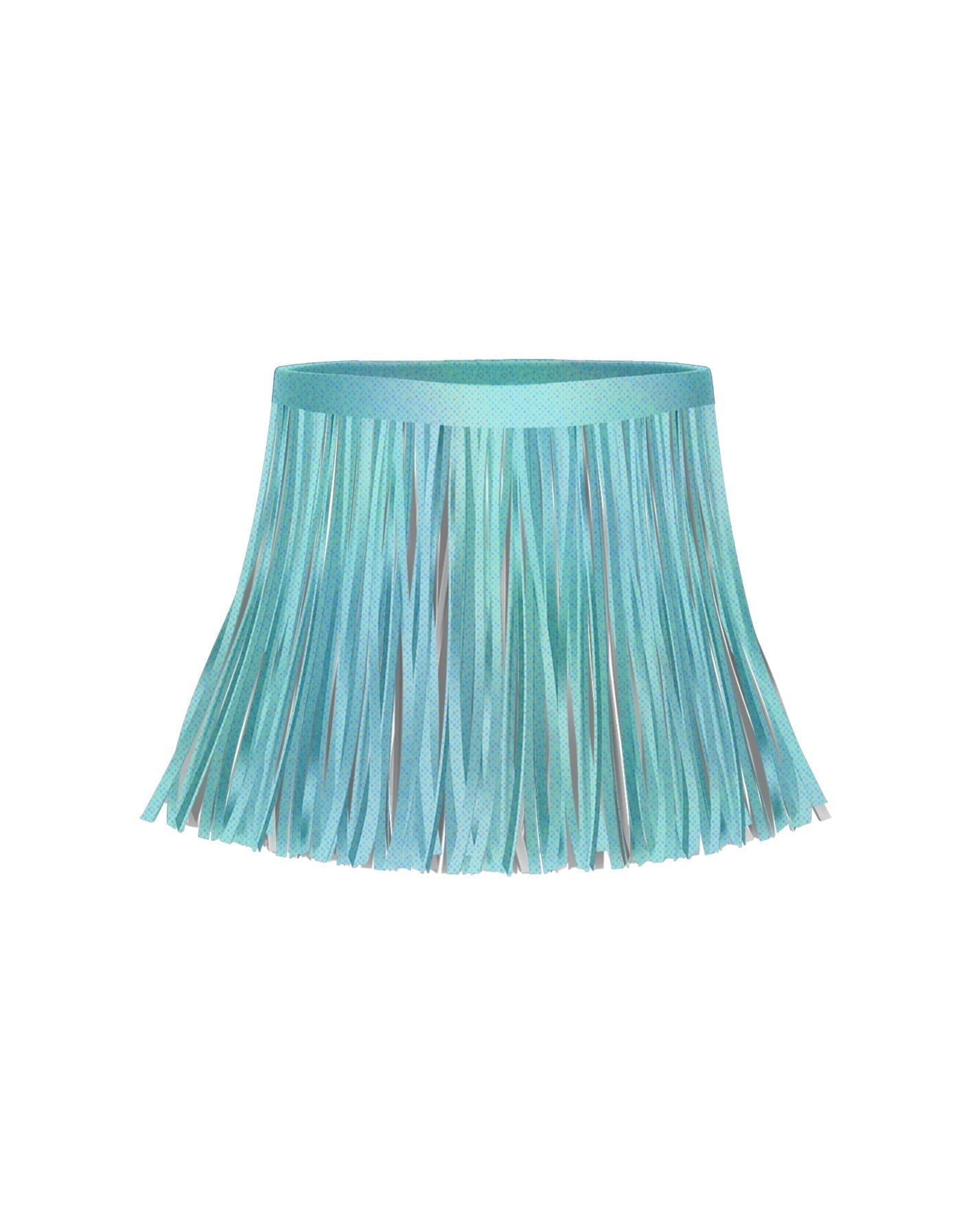 Solid Hologram Fringe Skirt