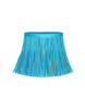Solid Hologram Fringe Skirt