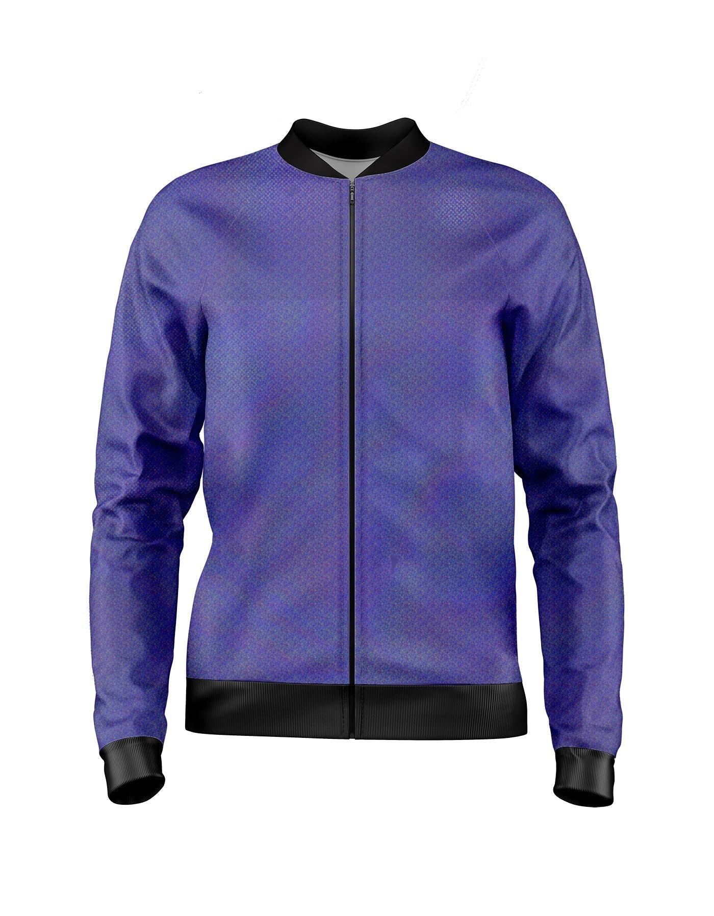 Solid Hologram Jockey Jacket