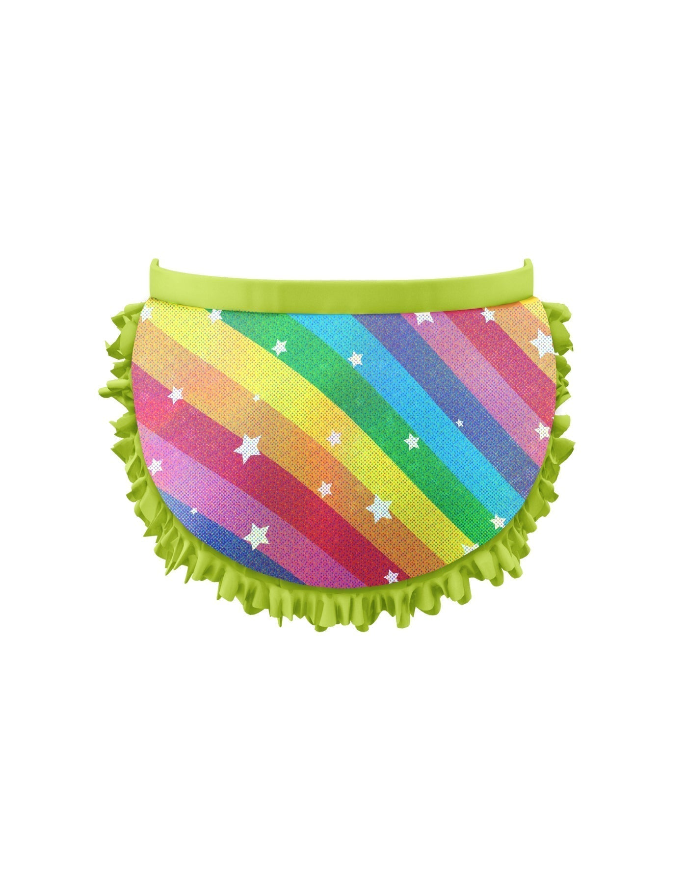 Rainbow Stars Pettibustle with Top Skirt